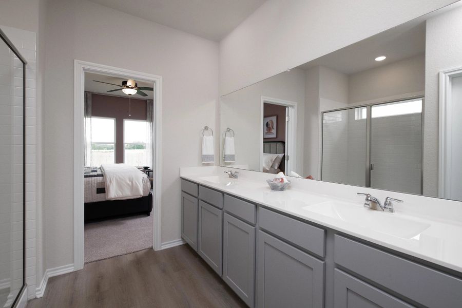 Representative furnished interior of a home built from the Granbury by Ashton Woods in Hennersby Hollow, San Antonio (Image 8). Representative furnished interior of a home built from the Granbury by Ashton Woods in Hennersby Hollow, San Antonio (Image 8).