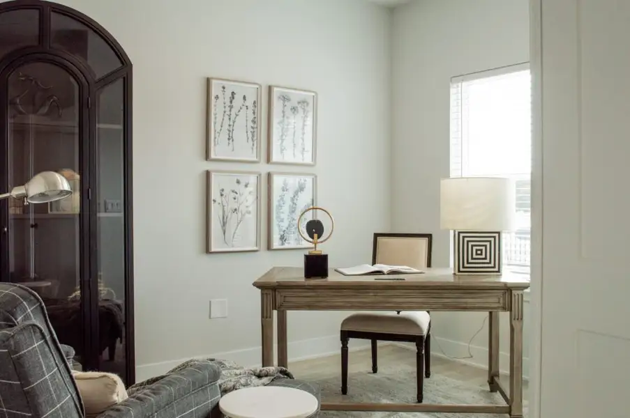 Furnished interior view inside a new home in Parkland Place, Pace (Image 7).