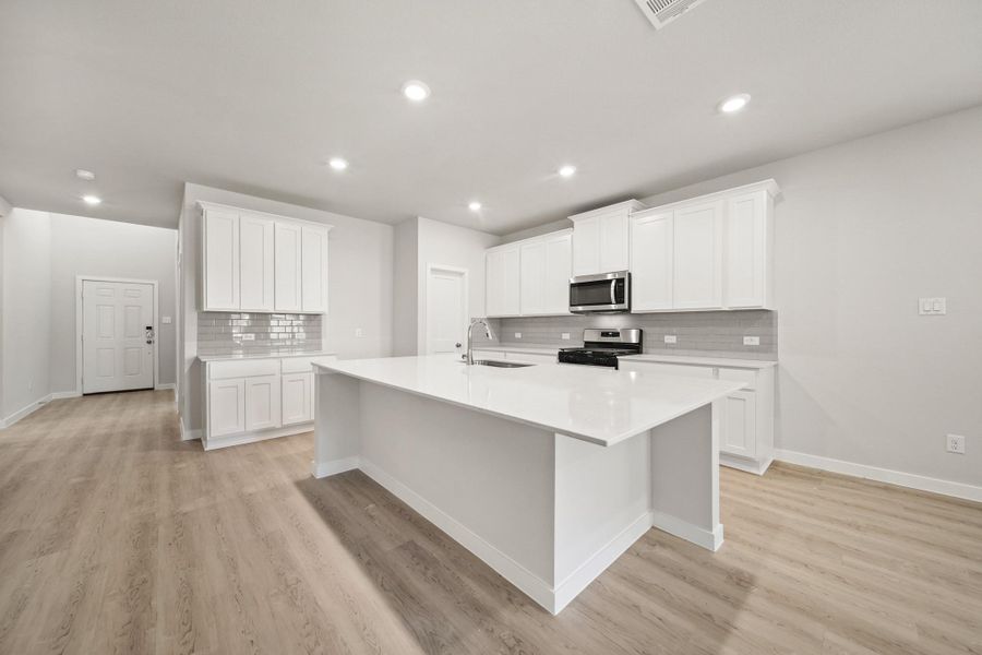 Furnished interior view inside a new home in Russell Ranch, Bay City (Image 6).