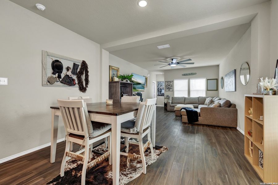 Furnished interior view inside a new home in Meadows of Martindale, Seguin (Image 9).
