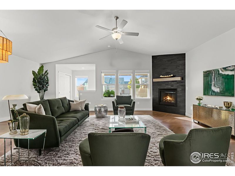 Furnished interior view inside a new home in , Firestone (Image 28). Furnished interior view inside a new home in , Firestone (Image 28).