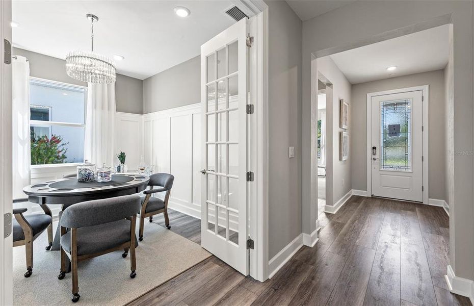 Furnished interior view inside a new home in BeachWalk by Manasota Key, Englewood (Image 2). Furnished interior view inside a new home in BeachWalk by Manasota Key, Englewood (Image 2).