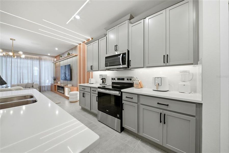 Furnished interior view inside a new home in Solara Resort, Kissimmee (Image 31).