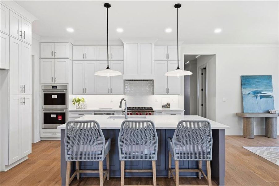 Furnished interior view inside a new home in , Atlanta (Image 21).