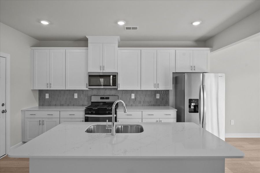 Furnished interior view inside a new home in Village at White Pine, Pendleton (Image 8). Furnished interior view inside a new home in Village at White Pine, Pendleton (Image 8).