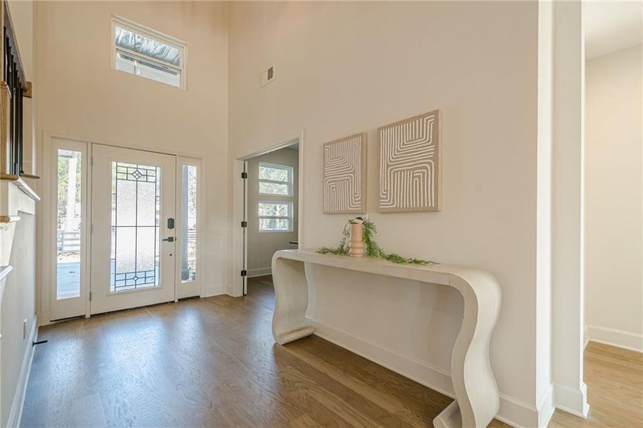 Furnished interior view inside a new home in , Powder Springs (Image 19). Furnished interior view inside a new home in , Powder Springs (Image 19).