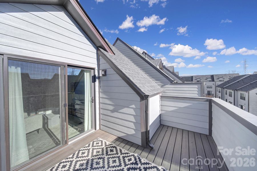 Exterior details and patio area of a home in , Charlotte (Image 1). Exterior details and patio area of a home in , Charlotte (Image 1).