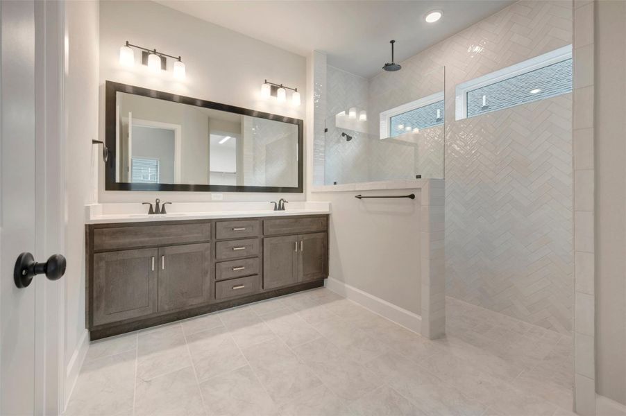 Furnished interior view inside a new home in Harvest Green - Reserve Collection, Richmond (Image 12).