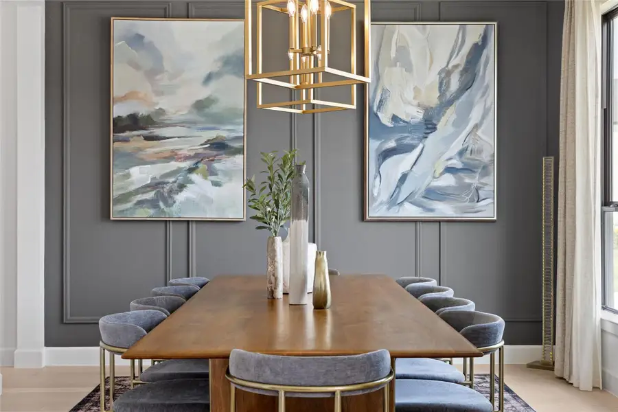 Furnished interior view inside a new home in Bridgeland, Cypress (Image 31).