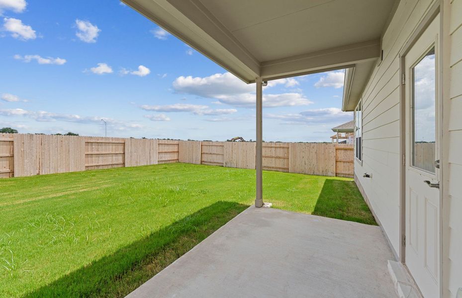 Covered Back Patio