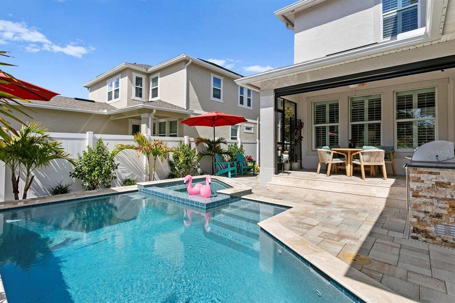 Exterior details and patio area of a home in , Tampa (Image 27). Exterior details and patio area of a home in , Tampa (Image 27).