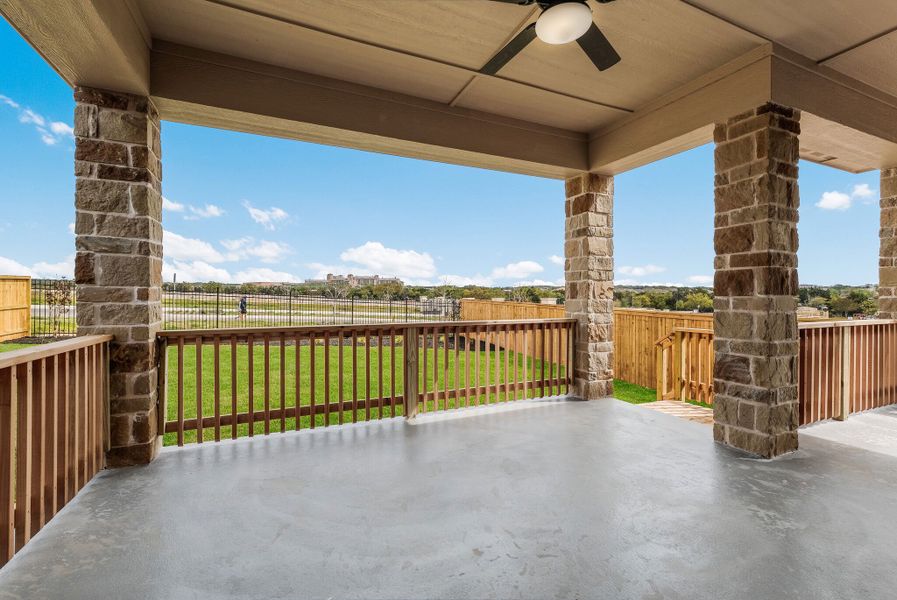 The Prescott - Covered Patio