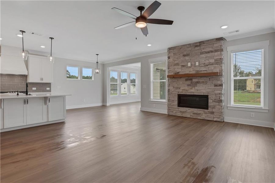 Spacious, unfurnished interior of a new home in , Loganville (Image 28).