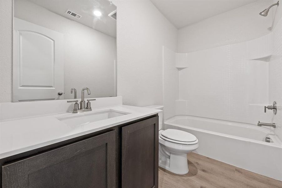 Furnished interior view inside a new home in Retreat at Fossil Creek, Fort Worth (Image 7). Furnished interior view inside a new home in Retreat at Fossil Creek, Fort Worth (Image 7).