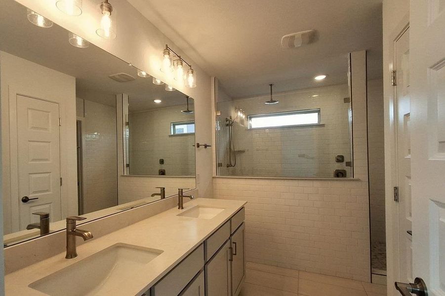 Furnished interior view inside a new home in Wolf Ranch, Georgetown (Image 6).