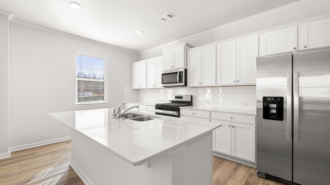 Furnished interior view inside a new home in Braselton Village, Braselton (Image 4).