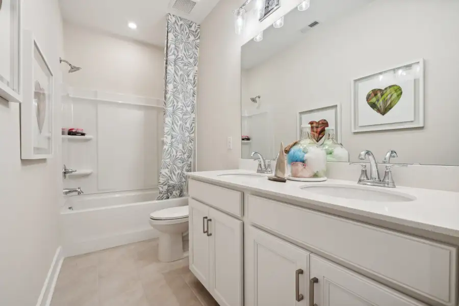 Furnished interior view inside a new home in Seven Oaks, Belmont (Image 24).