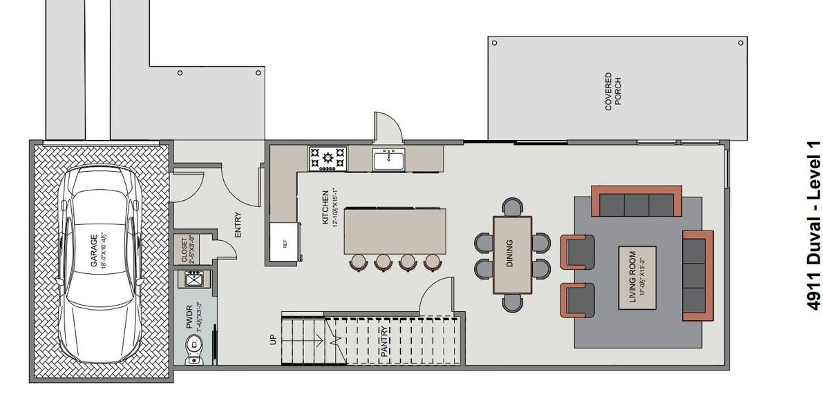 2D floor plan layout of this home in , Austin, TX (Image 7).
