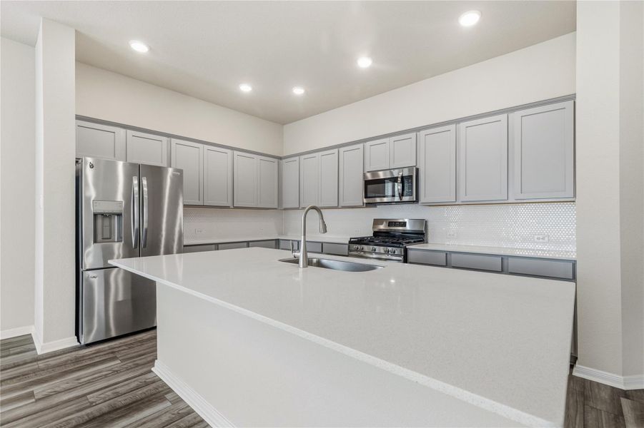 Furnished interior view inside a new home in Jordan Ranch 45' Homesites, Fulshear (Image 9).