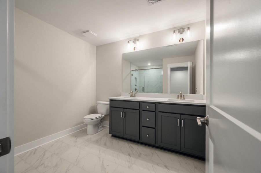 Furnished interior view inside a new home in The Bluffs at Pinefield Townhomes, Charleston (Image 11).