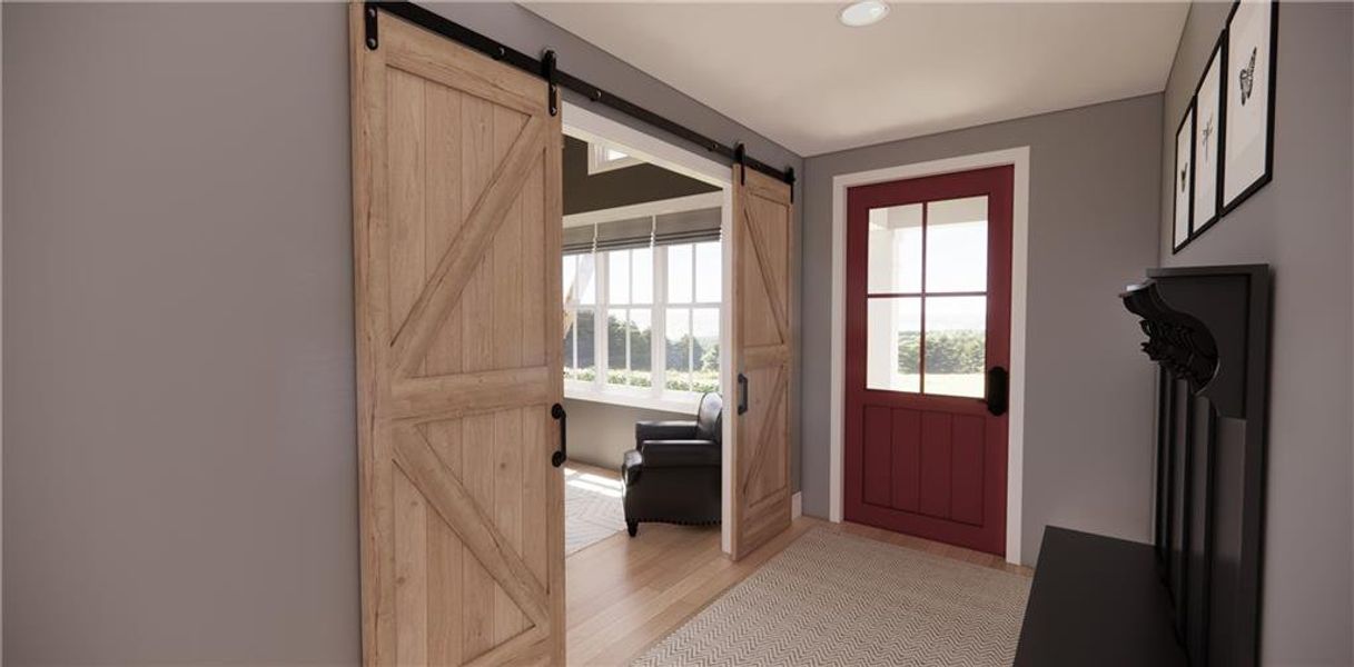 Furnished interior view inside a new home in , Carrollton (Image 3).