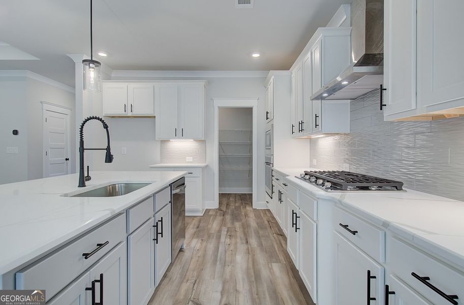 Furnished interior view inside a new home in Ponderosa Farms Reserve, Gainesville (Image 7).