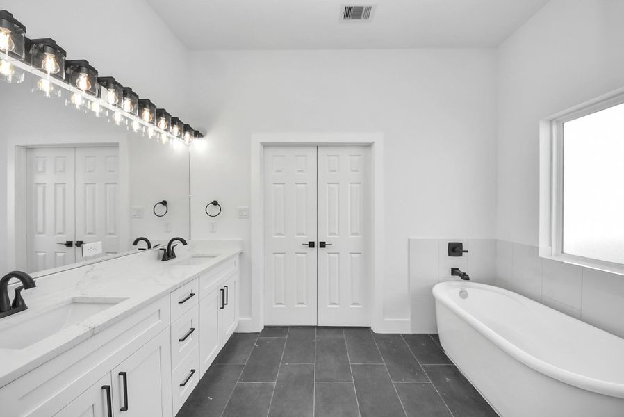 Primary bathroom Primary bathroom
