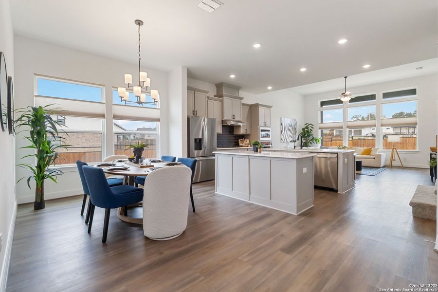 Furnished interior view inside a new home in Woodbridge Farms, La Vernia (Image 31).