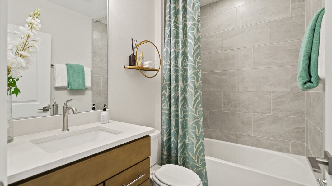 Representative furnished interior of a home built from the Castaway by DRB Homes in Willowbrook North, Winter Haven (Image 58).