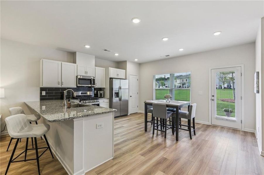 Furnished interior view inside a new home in Ellison Square, Sugar Hill (Image 16).