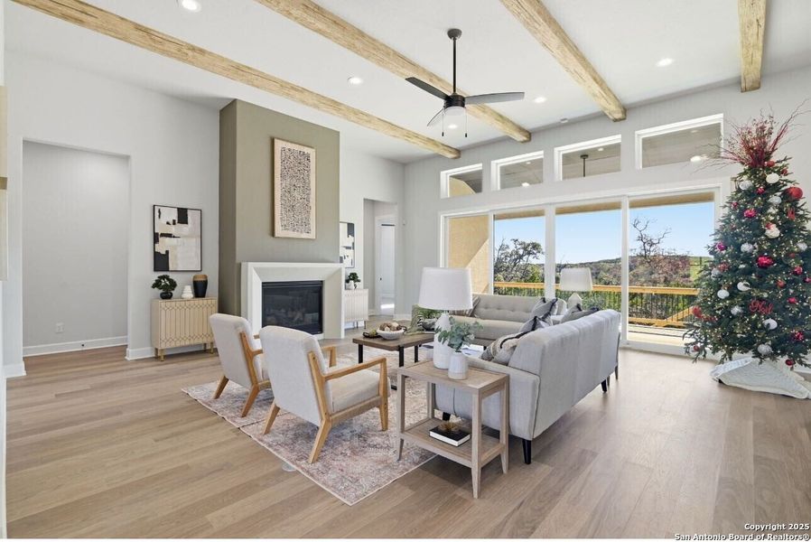 Furnished interior view inside a new home in , San Antonio (Image 13). Furnished interior view inside a new home in , San Antonio (Image 13).