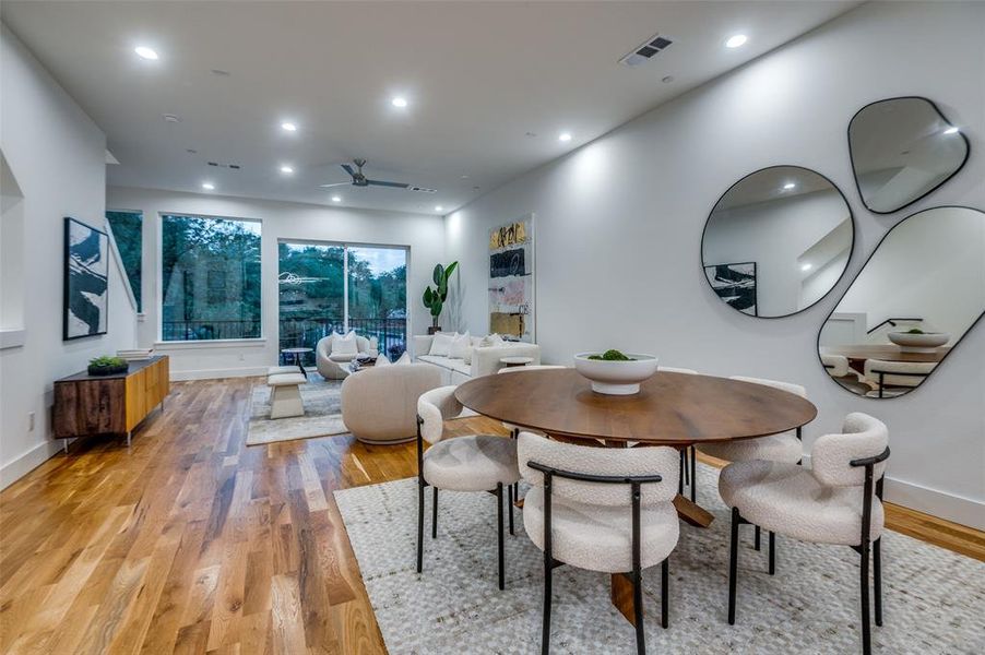 Furnished interior view inside a new home in , Addison (Image 15).