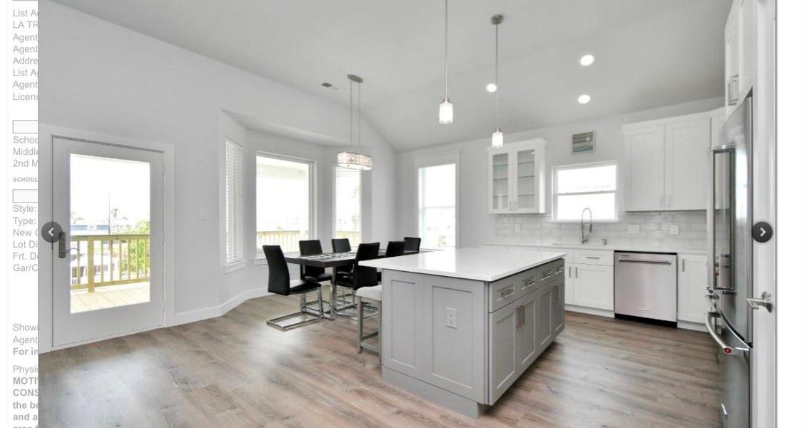 Furnished interior view inside a new home in , Galveston (Image 7).