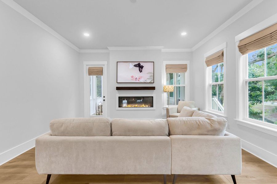 Furnished interior view inside a new home in Fiddler Cove, Mount Pleasant (Image 15).