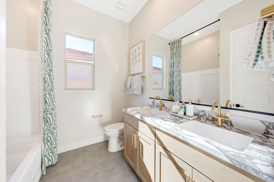 Representative furnished interior of a home built from the Garnet by Mattamy Homes in Tierra Vistoso, Surprise (Image 39).
