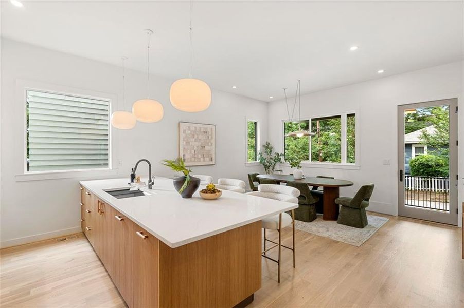 Furnished interior view inside a new home in , Atlanta (Image 7).