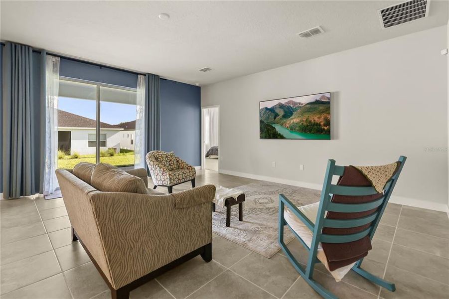 Furnished interior view inside a new home in , Winter Haven (Image 11). Furnished interior view inside a new home in , Winter Haven (Image 11).