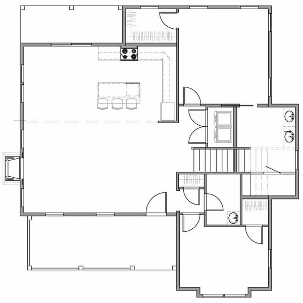 2D floor plan layout for the The Roxy by New Leaf Builders in Vineyard Lakes, Johns Island, SC (Image 3). 2D floor plan layout for the The Roxy by New Leaf Builders in Vineyard Lakes, Johns Island, SC (Image 3).