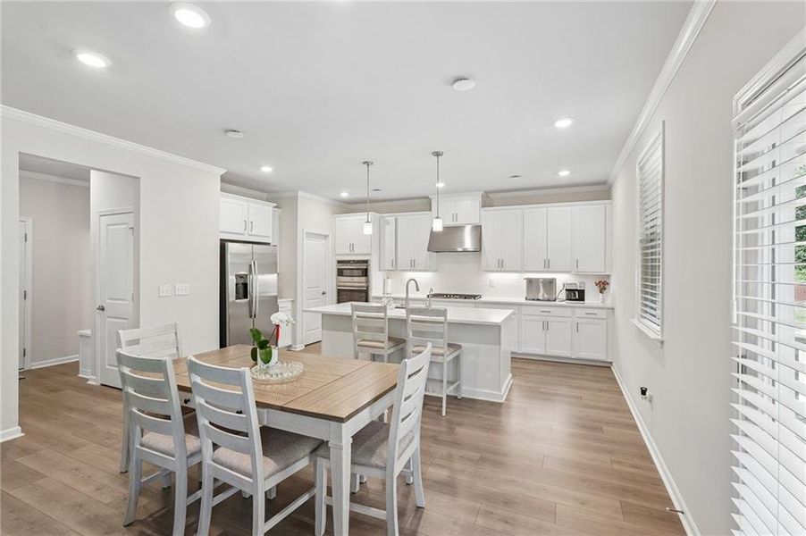Furnished interior view inside a new home in Haley Station, Canton (Image 13).