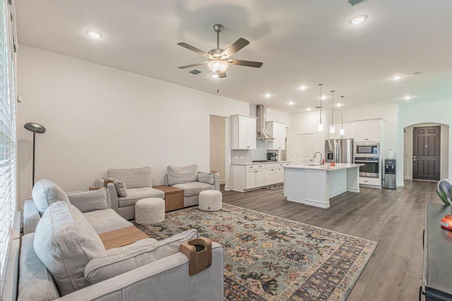 Furnished interior view inside a new home in Westside Preserve, Midlothian (Image 33).