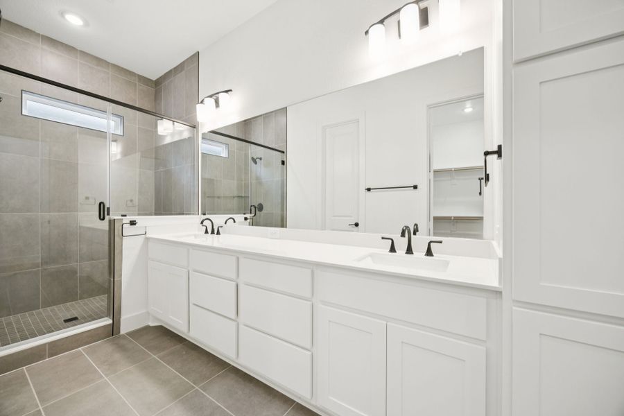 Furnished interior view inside a new home in Newman Village Townhomes, Frisco (Image 11).