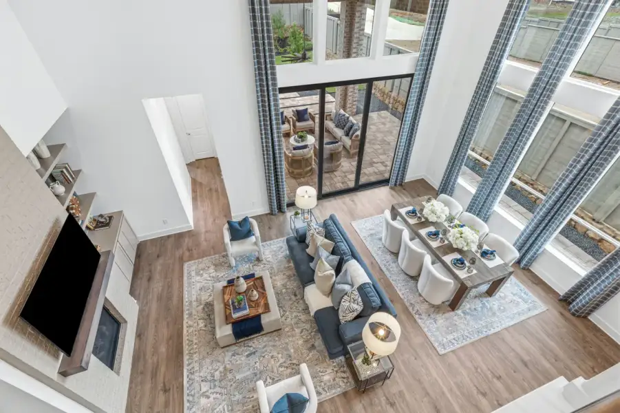 Representative Family Room - some options shown Representative Family Room - some options shown