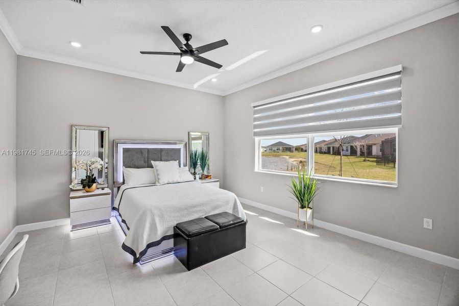 Furnished interior view inside a new home in Veranda Preserve, Port St. Lucie (Image 40).