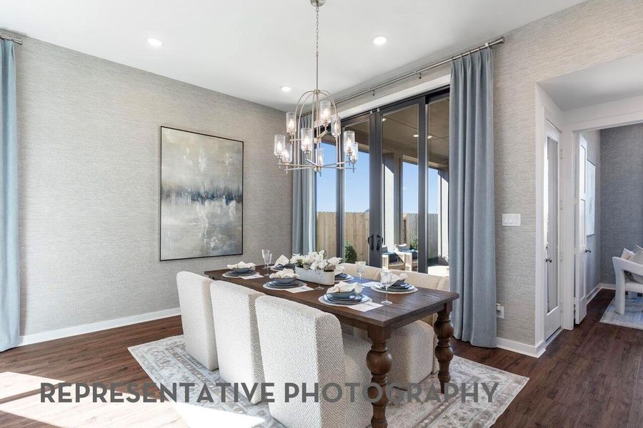 Furnished interior view inside a new home in Jordan Ranch, Fulshear (Image 5).
