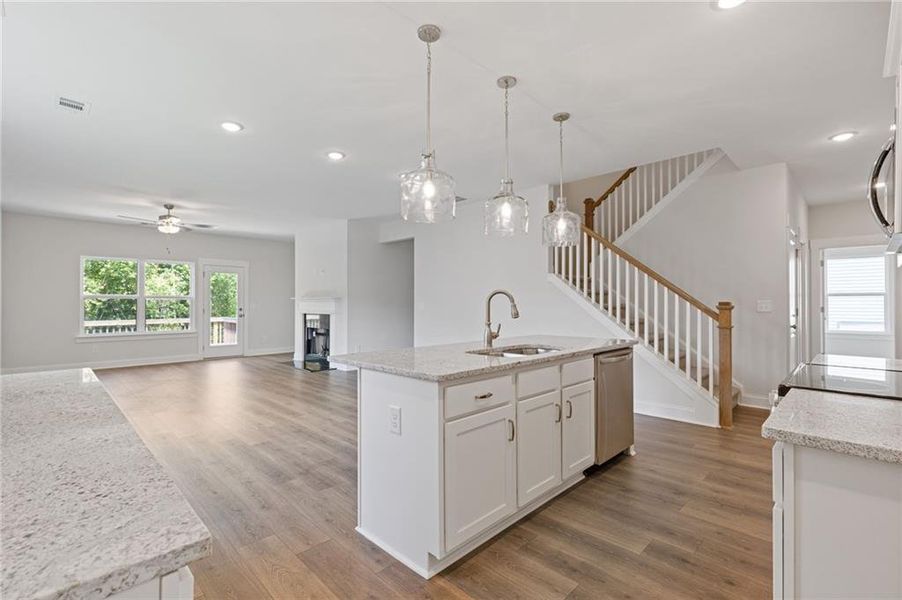 Furnished interior view inside a new home in , Dallas (Image 4).
