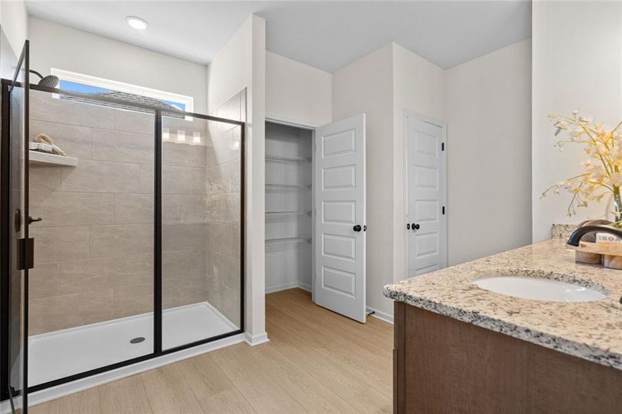 Furnished interior view inside a new home in Glen at Cave Springs, Douglasville (Image 24).