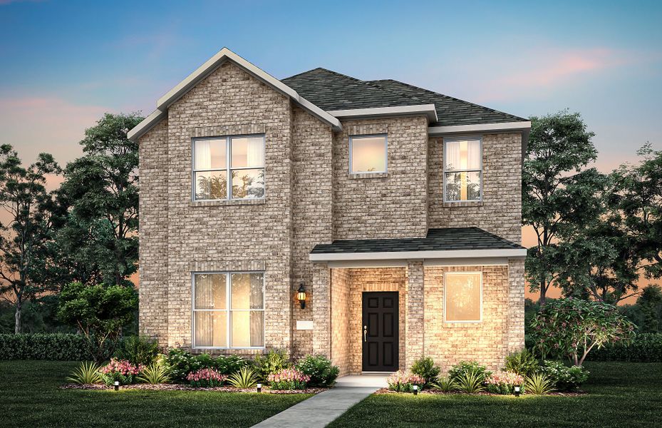 Representative exterior photo of a completed home built from the Kelsey by Pulte Homes in Pinnacle at Legacy Hills, Celina, TX (Image 9).