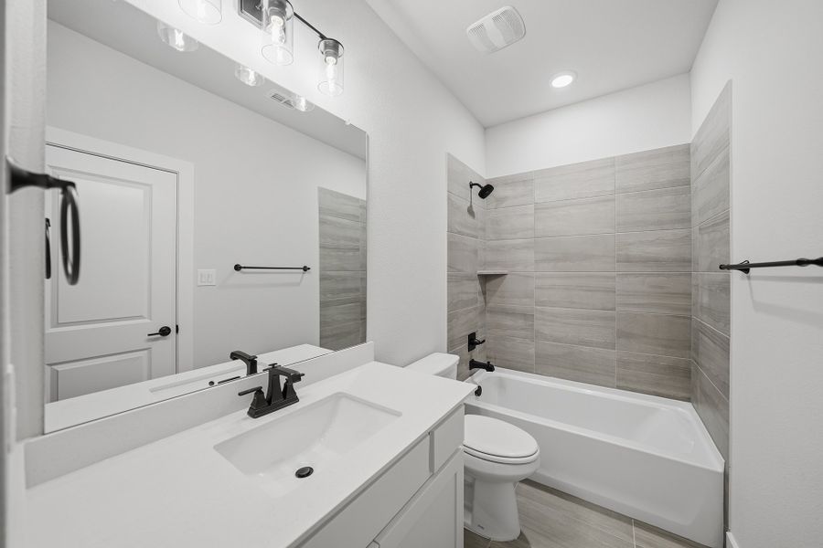 Furnished interior view inside a new home in Park Place - 80' Lots, Prosper (Image 13). Furnished interior view inside a new home in Park Place - 80' Lots, Prosper (Image 13).