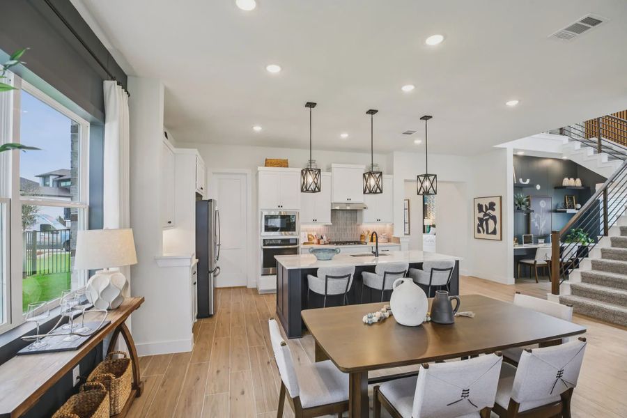 Representative furnished interior of a home built from the Dayton by Chesmar Homes in Bridgeland 45's, Cypress (Image 20).