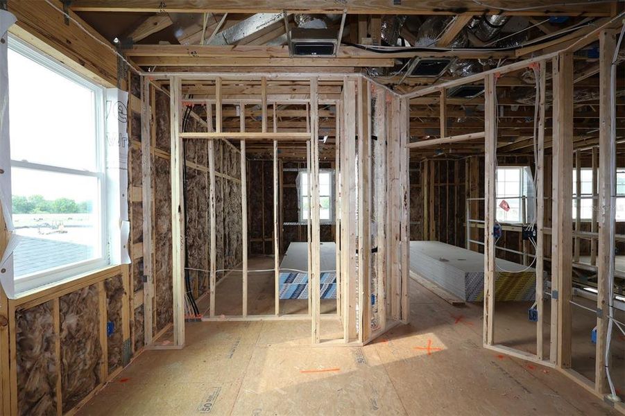 In-progress construction of a new home in Center Lake on the Park, St. Cloud, FL (Image 6).